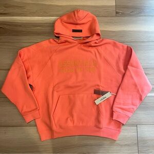 Essentials Fear of God Orange Hoodie